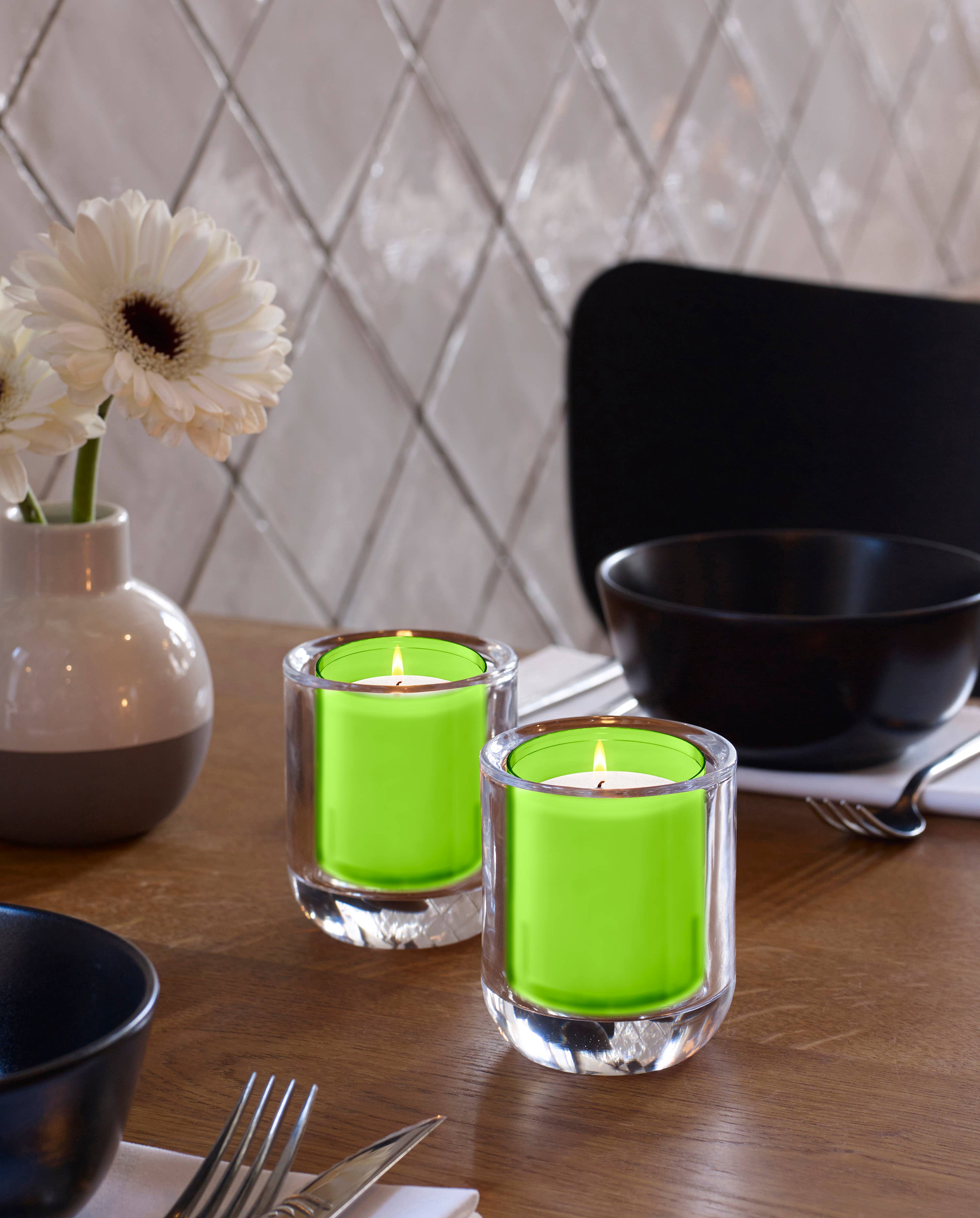 BOLSIUS – Engroshandel Votivlys – Votive lys i klare, ubrydelige plastikglas til restaurantbrug – pakke med 20 stk.67