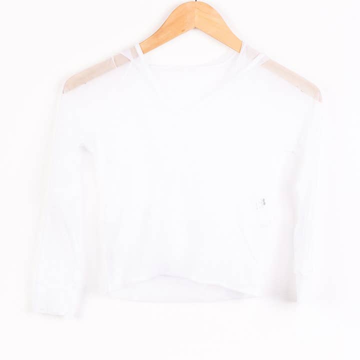 Sudadera Mesh Blanco para venta al por mayor de Love Trendz Girls