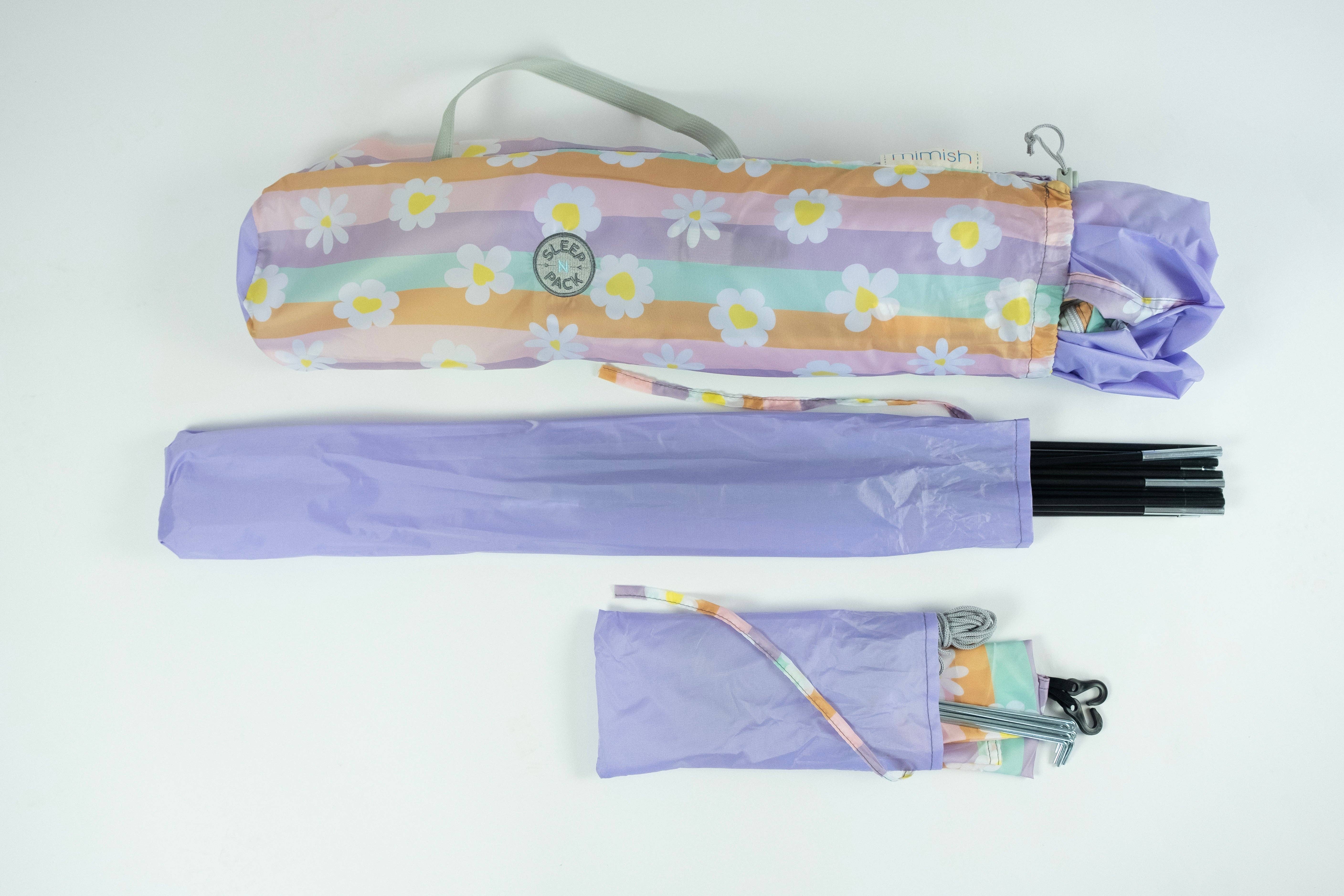 Mimish - Wholesale Tent - Kids - Indoor/Outdoor Camping Play Tent - Happy Daisy Stripes5