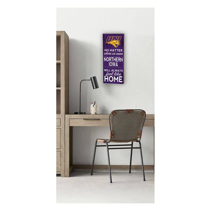 KH Sports Fan - Wholesale Sign - 7x18 No Matter Where Northern Iowa Panthers1