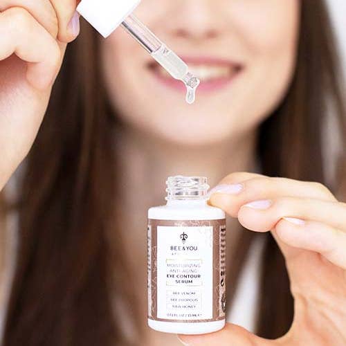 BEE&YOU - Vendita all'ingrosso Crema/Gel occhi - Siero Contorno Occhi Antietà con Veleno d'Ape e Acido Ialuronico4