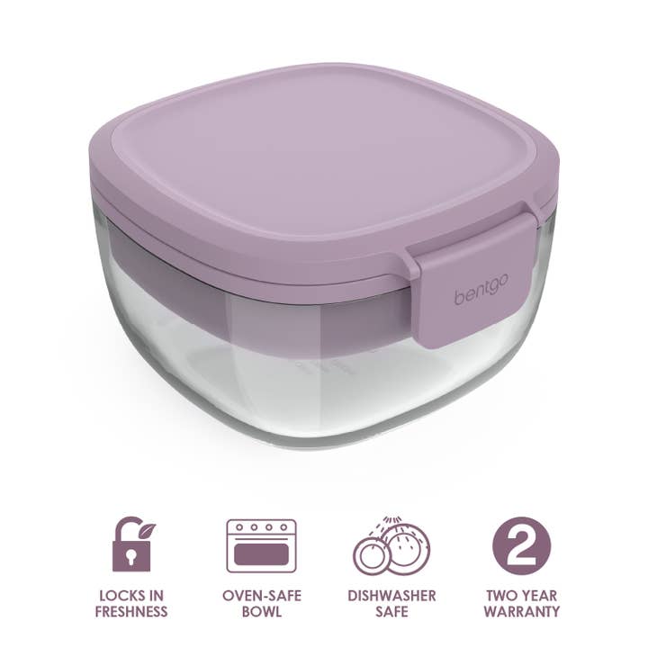 Ripple Distribution - Wholesale Food Storage Container - Bentgo Glass All-in-One Salad Container