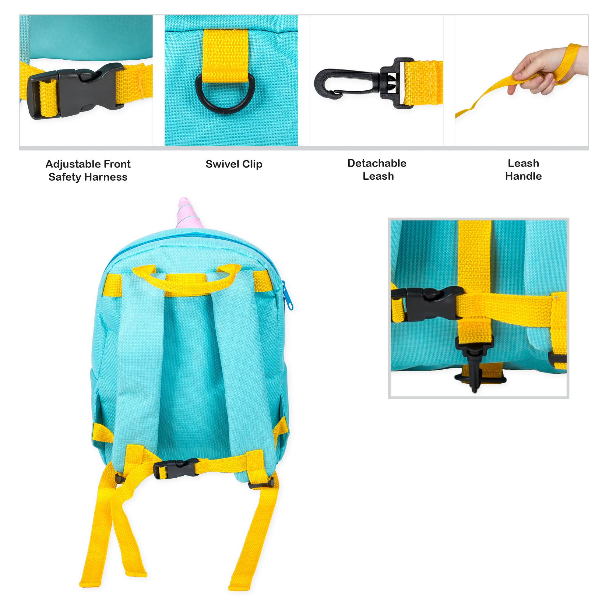 EAST AVENUE - Vente Sac à dos – enfant - Sac à dos licorne pour tout-petit3