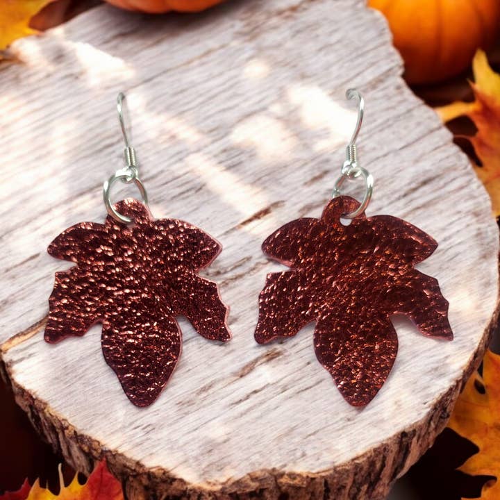 Dark Rust Maple Leaves for wholesale by Bushleys Beauties, LLC
