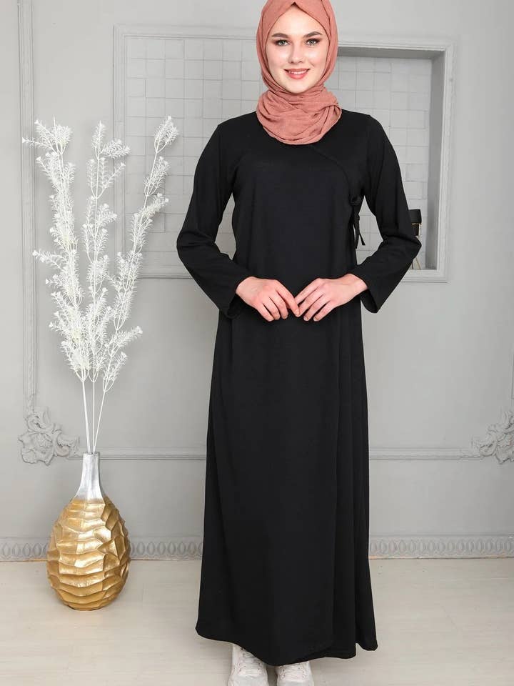 Langærmet abaya-kjole – Farvevalg for engroshandel hos Meyran