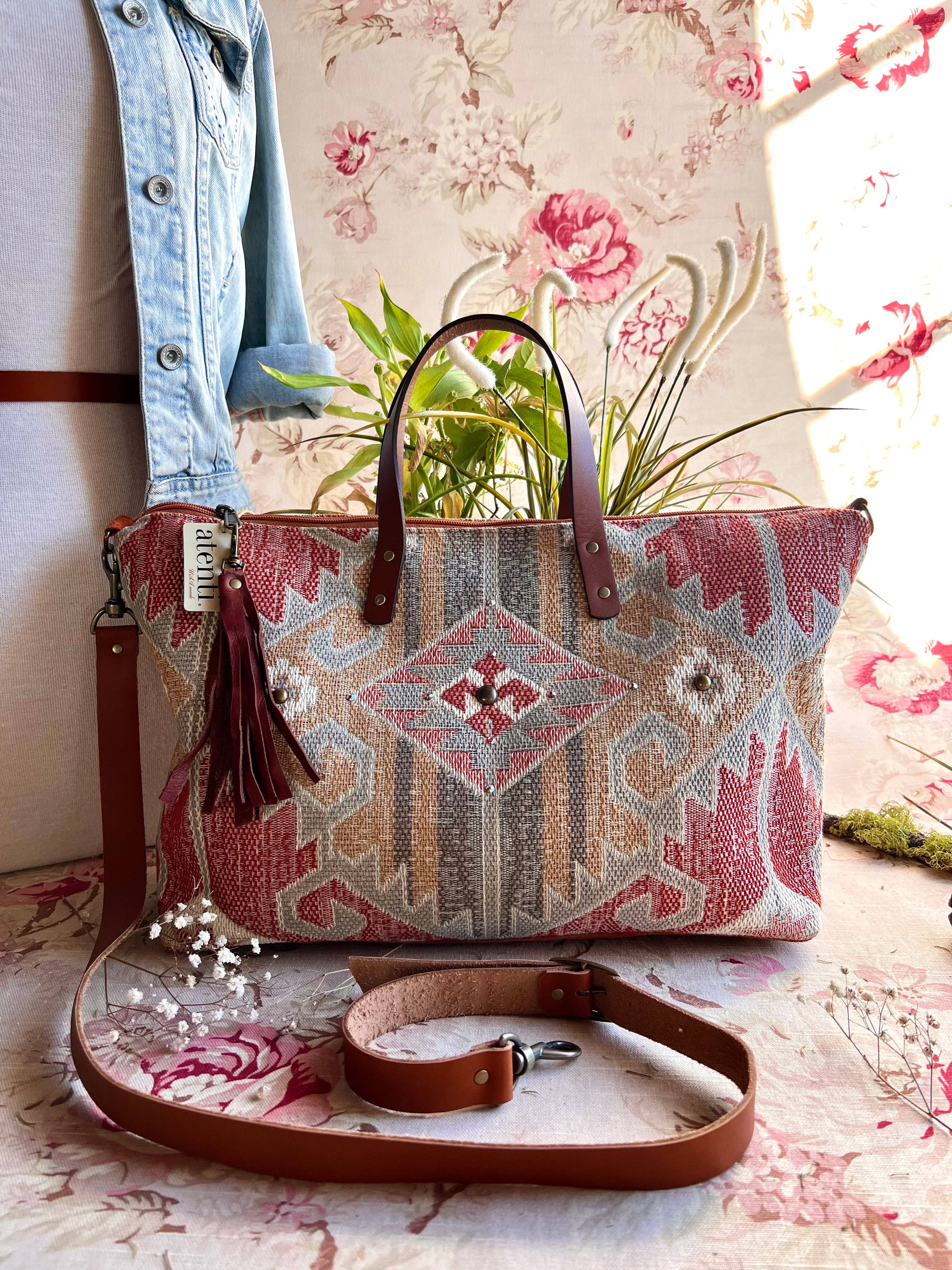 Atenti – wholesale Bärkasse - Dam – USA handgjord Carryall tygväska, Blaze Buddy Bag4