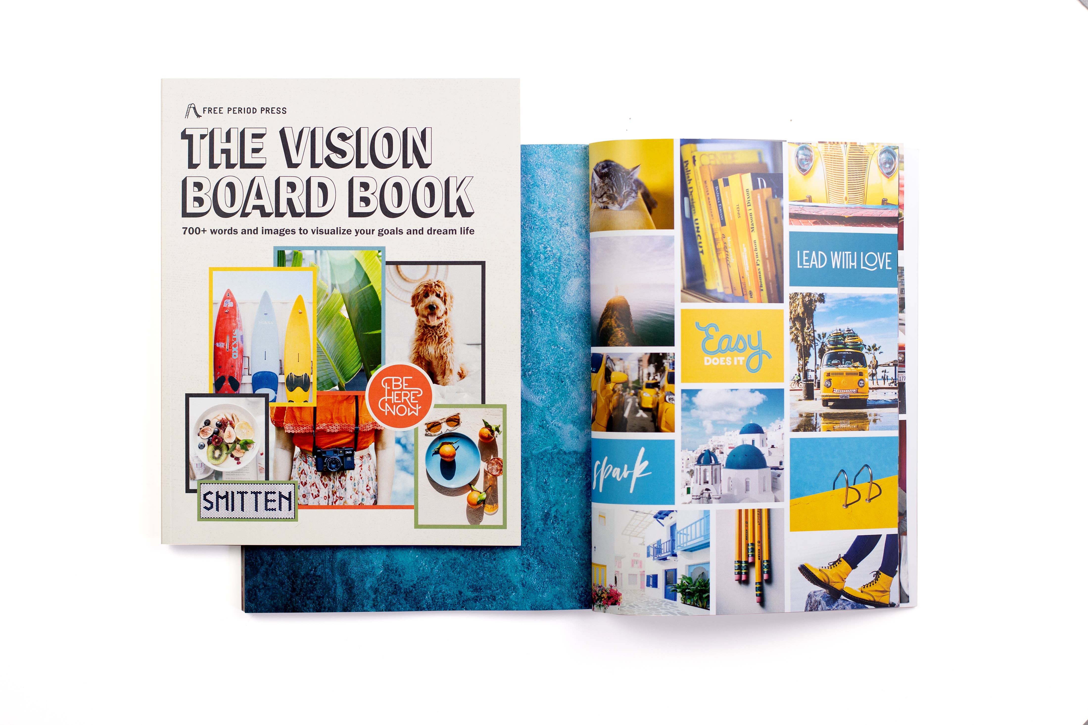 Free Period Press - Wholesale Scrapbook - The Vision Board Book: 700+ Words & Images1