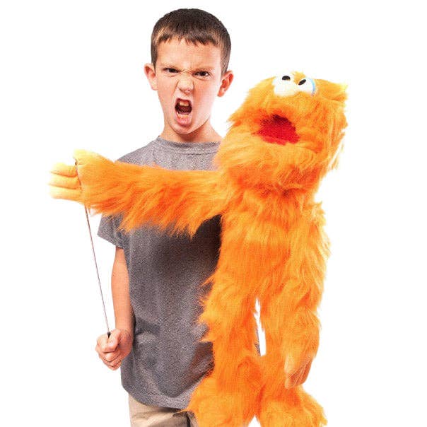 Silly Puppets - Wholesale Puppet - Kids & Baby - Silly Puppets Monster, Orange (30")