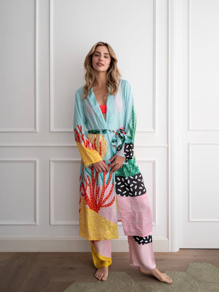 by Vivi. - Wholesale Kimono - Women's - Kimono Under the Sea1