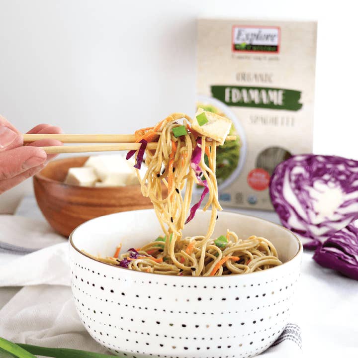 Explore Cuisine - Wholesale Pasta - Organic Edamame Spaghetti2