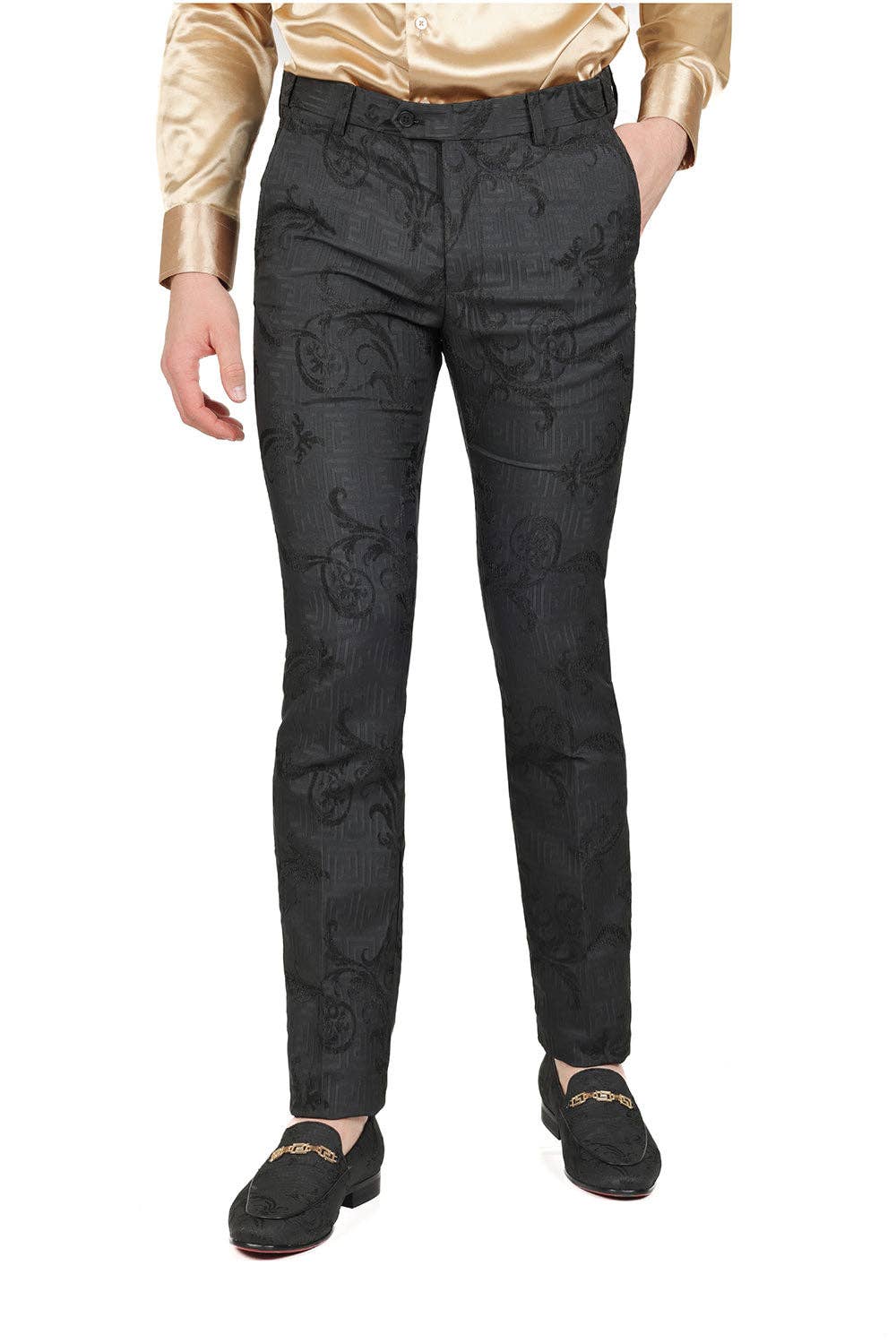 BARABAS - Wholesale Blazer - Heren - Barokke luxe galablazer met Grieks patroon voor heren CP31004