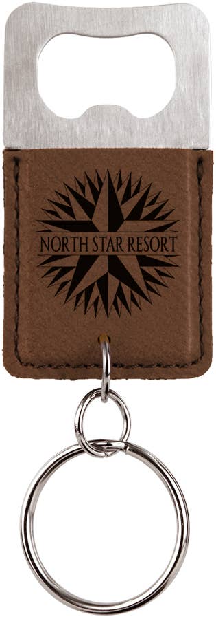 The Rural Home - Wholesale Sleutelhanger - Uniseks - Aangepaste sleutelhanger met flesopener van kunstleer1