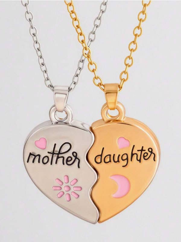 ( R447 ) MOR OCH DOTTER HJÄRTHÄNGE HALSBAND för wholesale av Jewelry Max