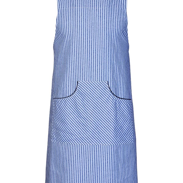 Lee Valley Ireland - Wholesale Apron - Lee Valley Apron - Vintage Blue Stripe (VR15)2