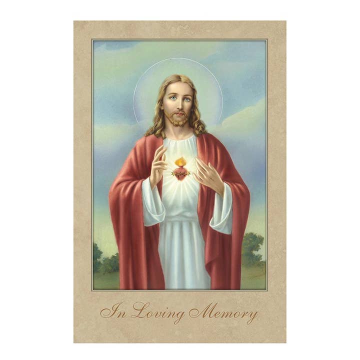 Loving Memory Mass Card for wholesale by Christian Brands Catholic