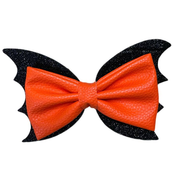 Wuffelliebe - Vente Nœud papillon – chien - Noeud papillon XL pour chien - orange