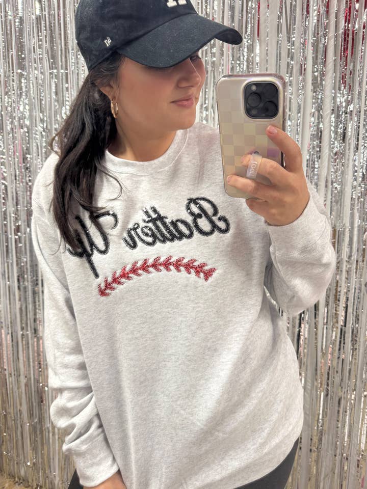 Shop Southern Belle - Wholesale Sweatshirt - Women's - Batter Up Baseball Short Sleeve