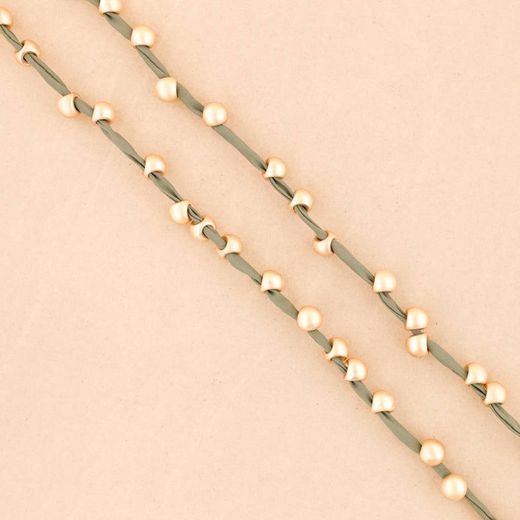 Sonata - Wholesale Snap Jewelry - Imitation Metal Ball Long Necklace0