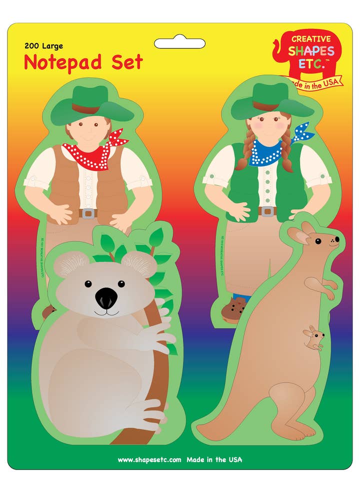 Grand bloc-notes - Outback australien pour la vente par Creative Shapes Etc.