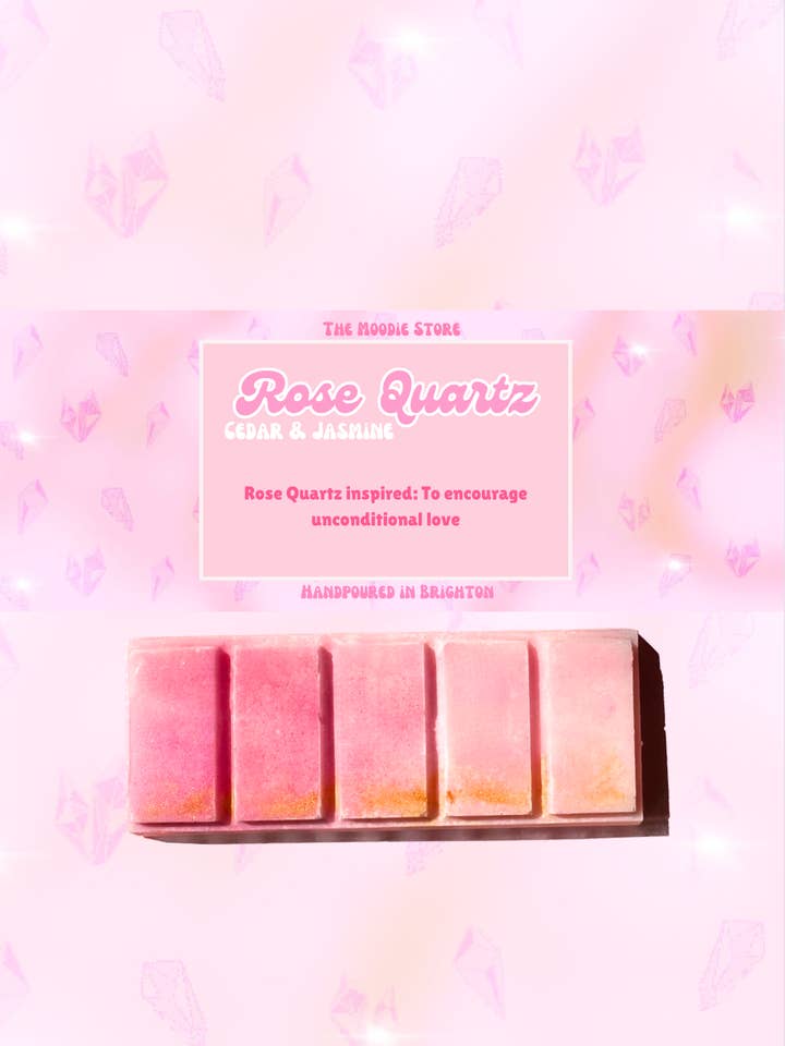 Rose Quartz - Pince à pression parfumée au cèdre et au jasmin pour la vente par The Moodie Store
