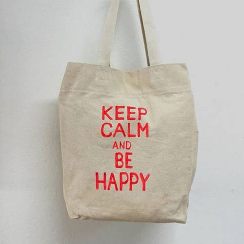 VariTote COTTON (KEEP CALM...) for wholesale by Manka SWITZERLAND