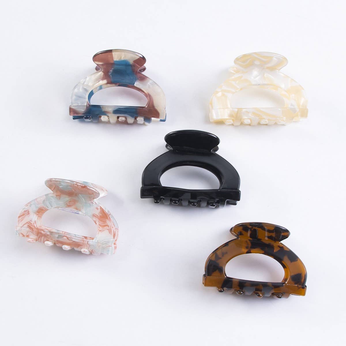 NINEXIS - Wholesale Hair Clip - Women's - CWAHA1438_SIMPLE MEDIUM HAIR CLAW CLIP7