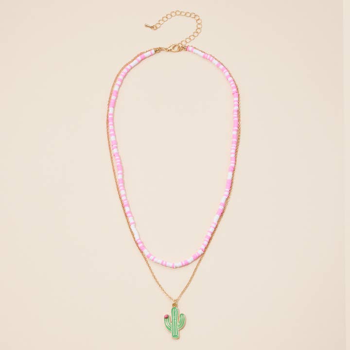 Lilla Haven - Vente Colliers à pendentif - Collier superposé de perles en caoutchouc9