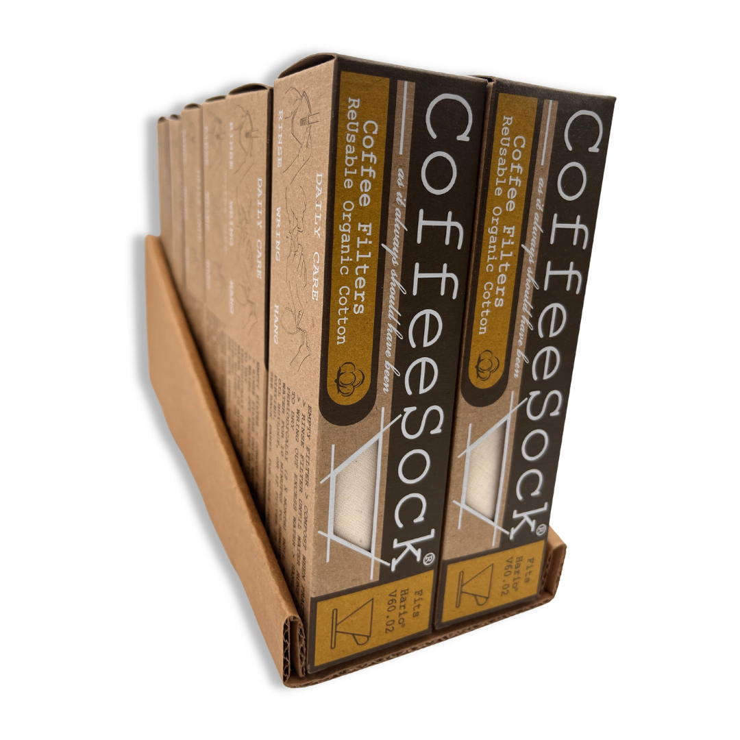 CoffeeSock - Venta al por mayor Filtros de café - Filtros de café orgánicos reutilizables Hario® v60-025