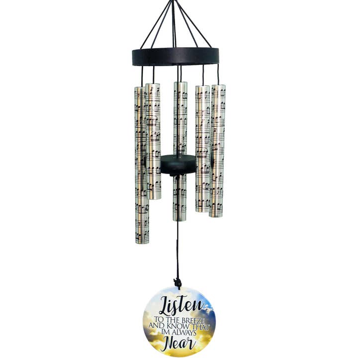 Memorial Metal Wind Chime for wholesale by Spoontiques, Inc