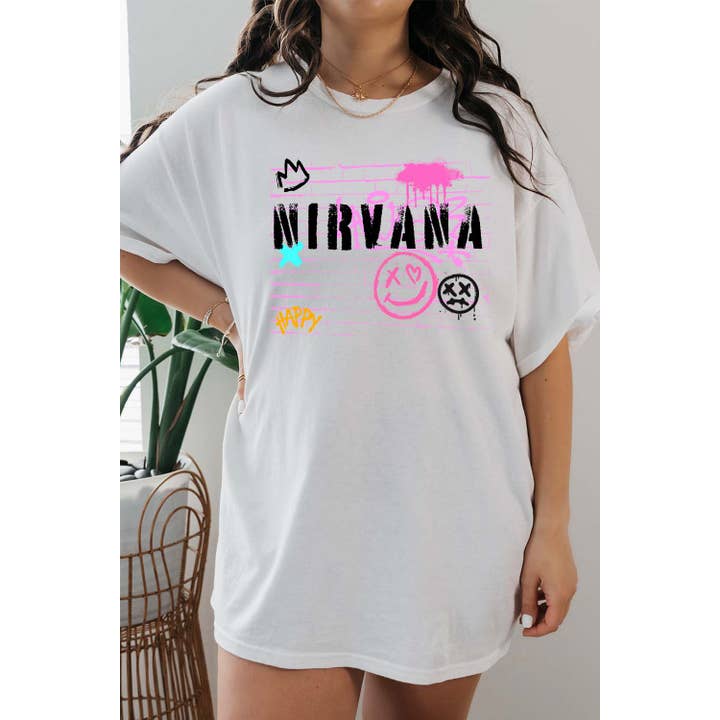 T-shirt con grafica a fascia per la vendita all'ingrosso da parte di Jaylanie