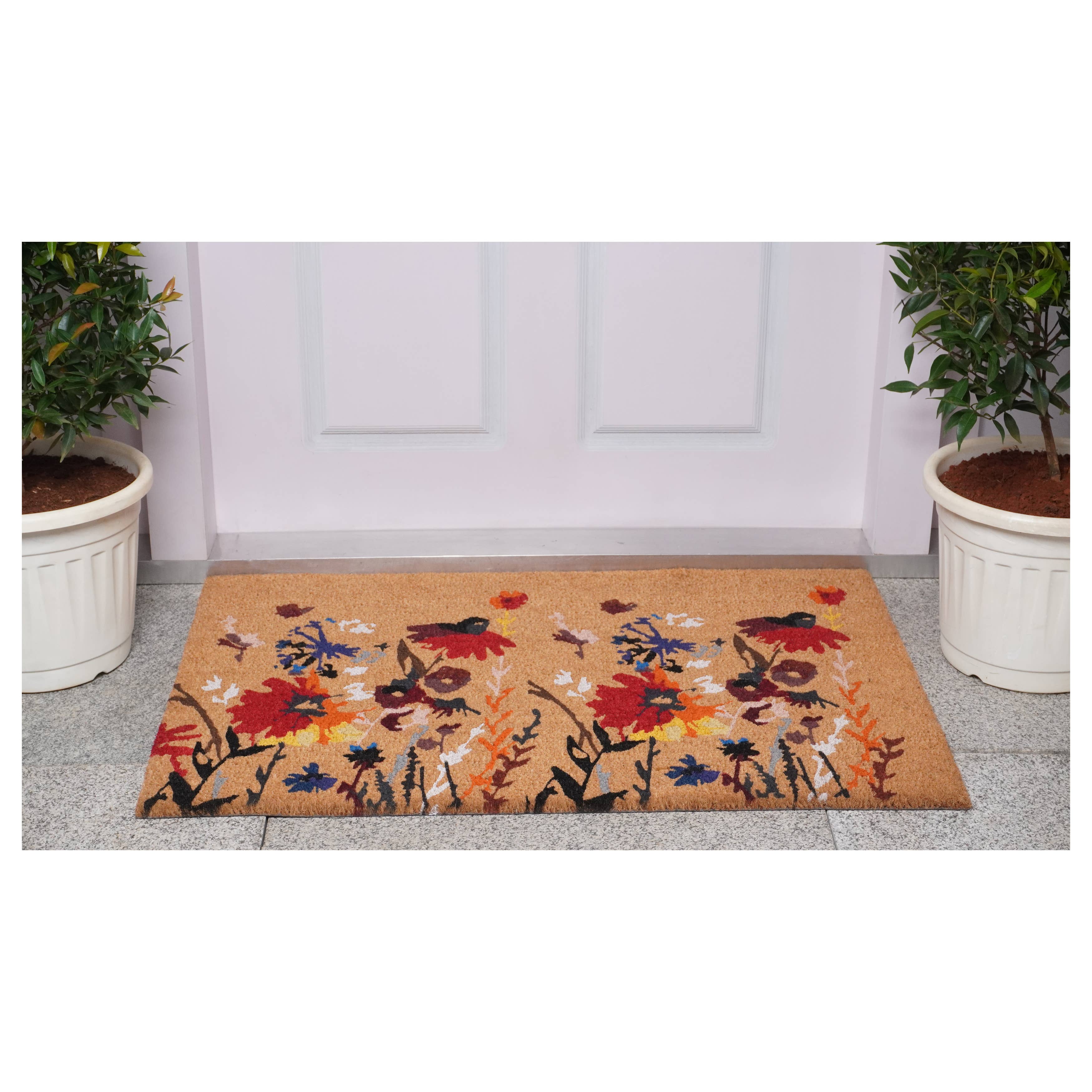 Calloway Mills - Wholesale Door Mat - Floral Doormat - Vibrant Blooming Flowers1