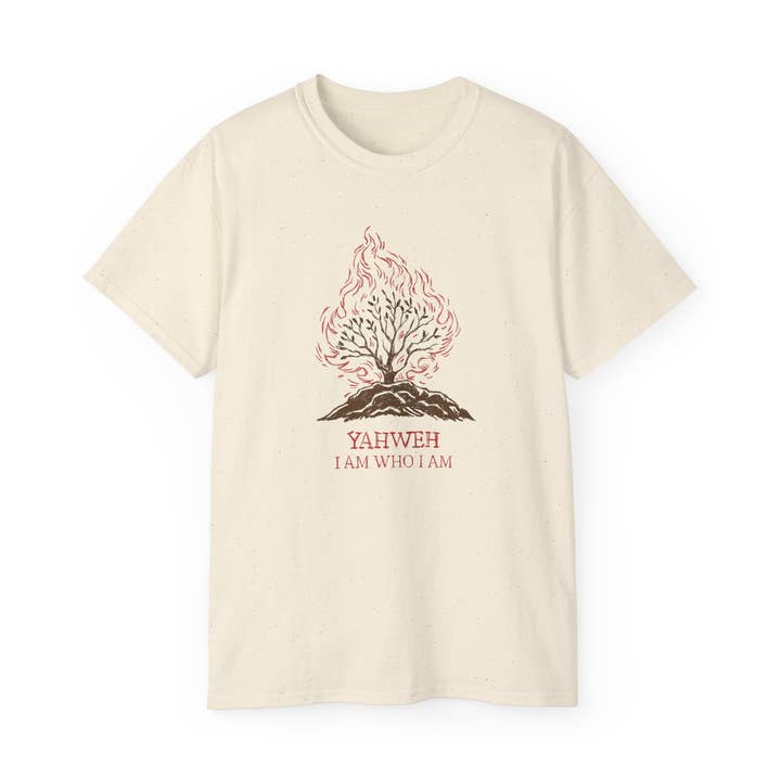 VILNO Apparel - Wholesale Screen Printed T-Shirt - Unisex - Yahweh I am who I am Unisex Christian 100% Cotton T-Shirt 0