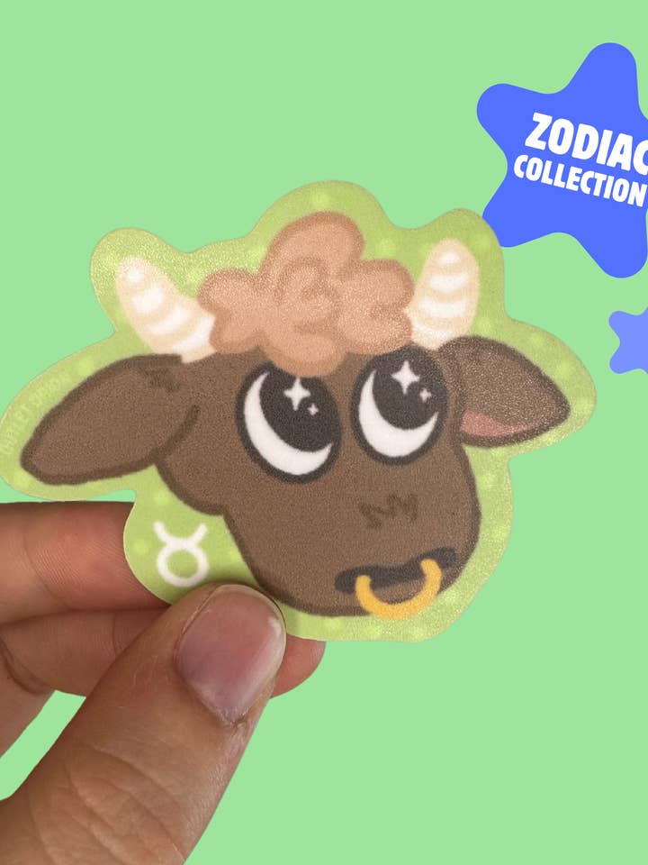 Taurus Zodiac Sign Bubble-free sticker for wholesale by Outlet Orion
