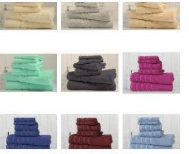 Bed Bath Fashions - Wholesale Towel Set - Bibb Home 6-Piece Zero Twist Egyptian Cotton Towel Set7