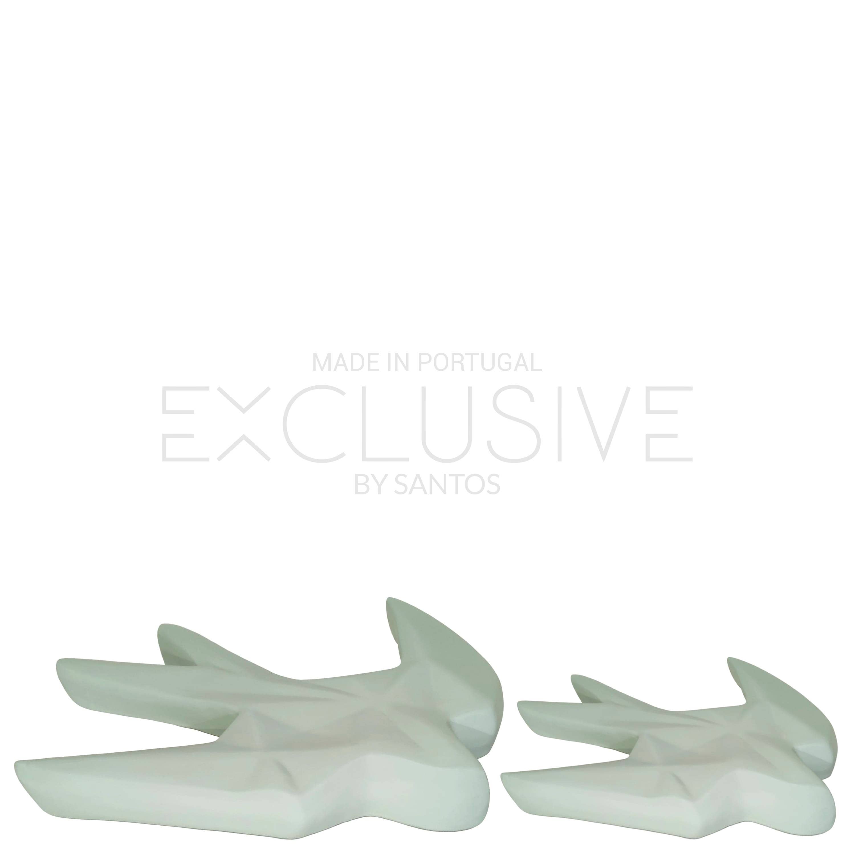 EXCLUSIVE BY SANTOS - Wholesale Decorative Figurine - W226D - MINT-GREEN CERAMIC SWALLOW1