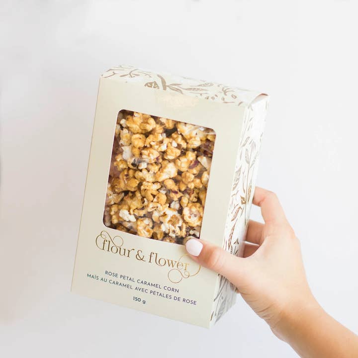 Flour & Flower - Wholesale Popcorn - Rose Petal Caramel Popcorn