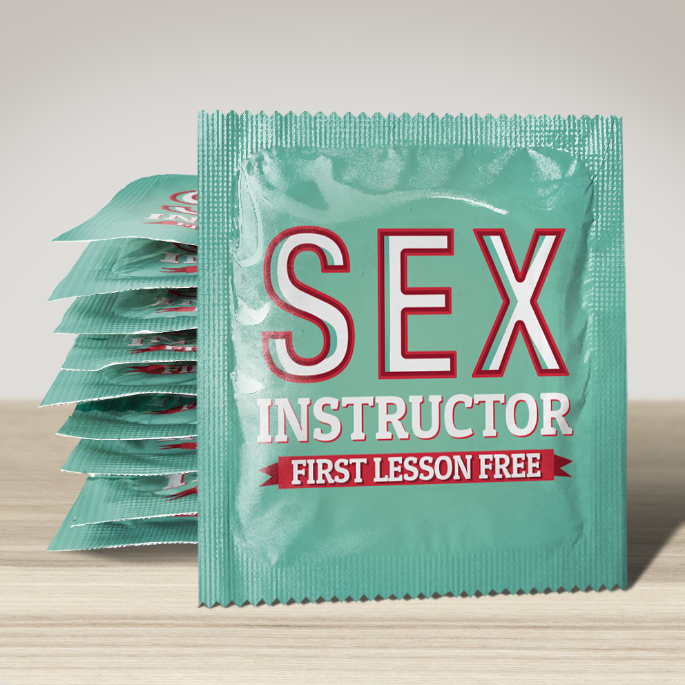 CALLVIN EU - Wholesale Gag Gift/Novelty Gift - Condom : Préservatif: Sex Instructor - First Lesson Free0