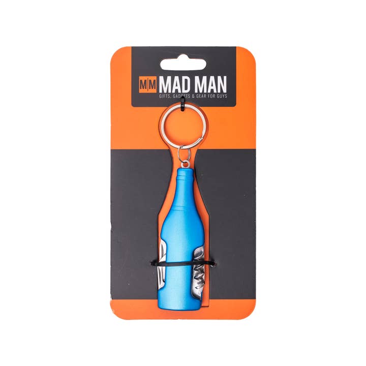 Mad Man - Wholesale Keychain - Men's - Aged to Perfection Wine Opener Multi Tool6