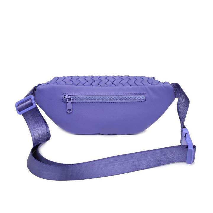 Sol and Selene - Vente Sac ceinture – femme - Sac banane tissé en néoprène Aim High61