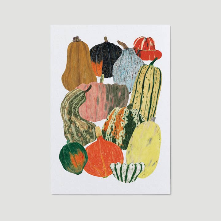Pumpkin Squash Vegetables Art Print for wholesale by James Barker