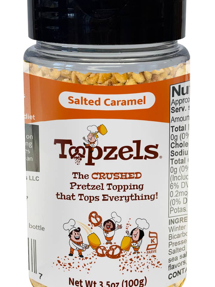 Topzels Salted Caramel Pretzel Bits for wholesale by Pretzel Pete