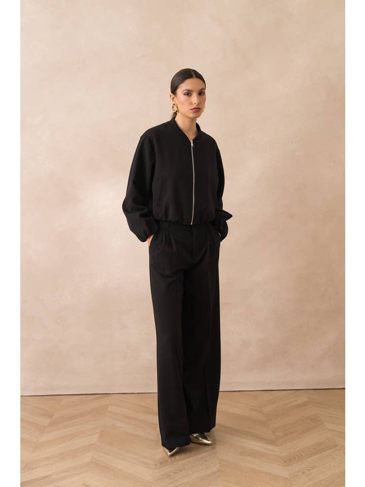 Attentif Paris - Vendita all'ingrosso Bomber - Donna - Bomber corto Aura con collo classico35