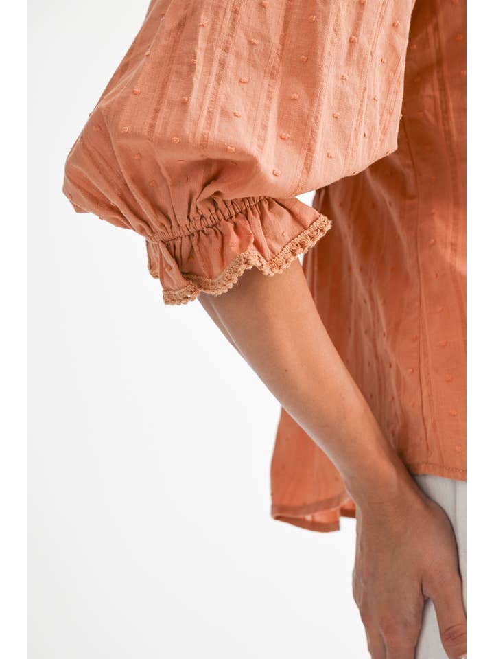 Camellia - Wholesale Blouse - Women's - FLOWING RUFFLED BLOUSE11