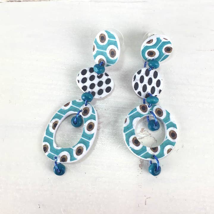 Pipapaper - Wholesale Dangle Earrings - Carolina 43