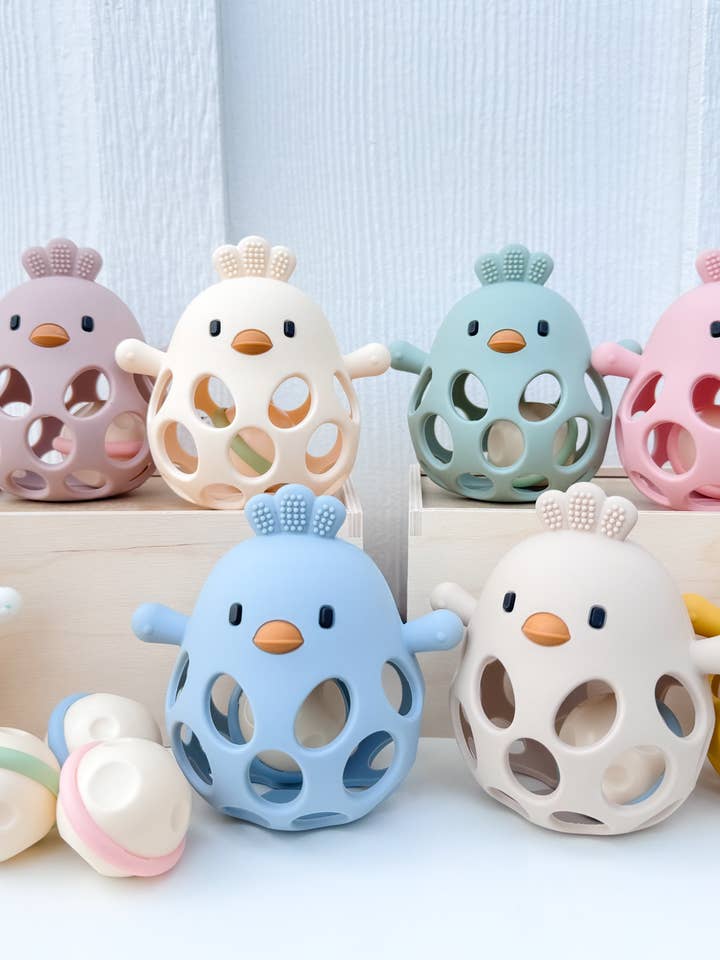 New Clucky Chew Buddy for wholesale by Peaks & Valleys Baby