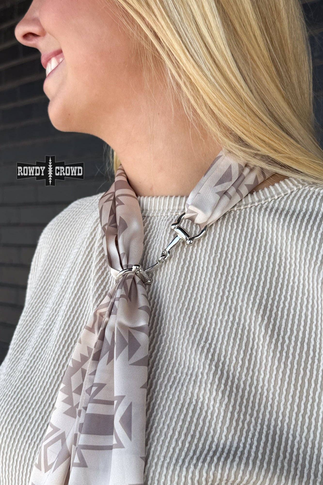 Rowdy Crowd Clothing - Vente Anneau de foulard – femme - Glissière de Foulard Snazzy Snaffle2