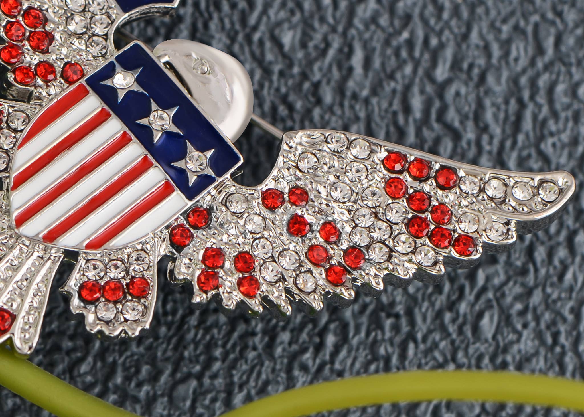 AK Brand – Großhandel Broschen – Brosche mit amerikanischer Flagge der USA, 4. Juli2