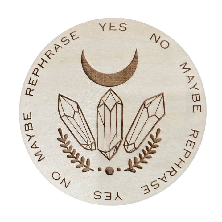 Bespell & Co. - Wholesale Meditation supplies - Crystal Moon Pendulum Board3