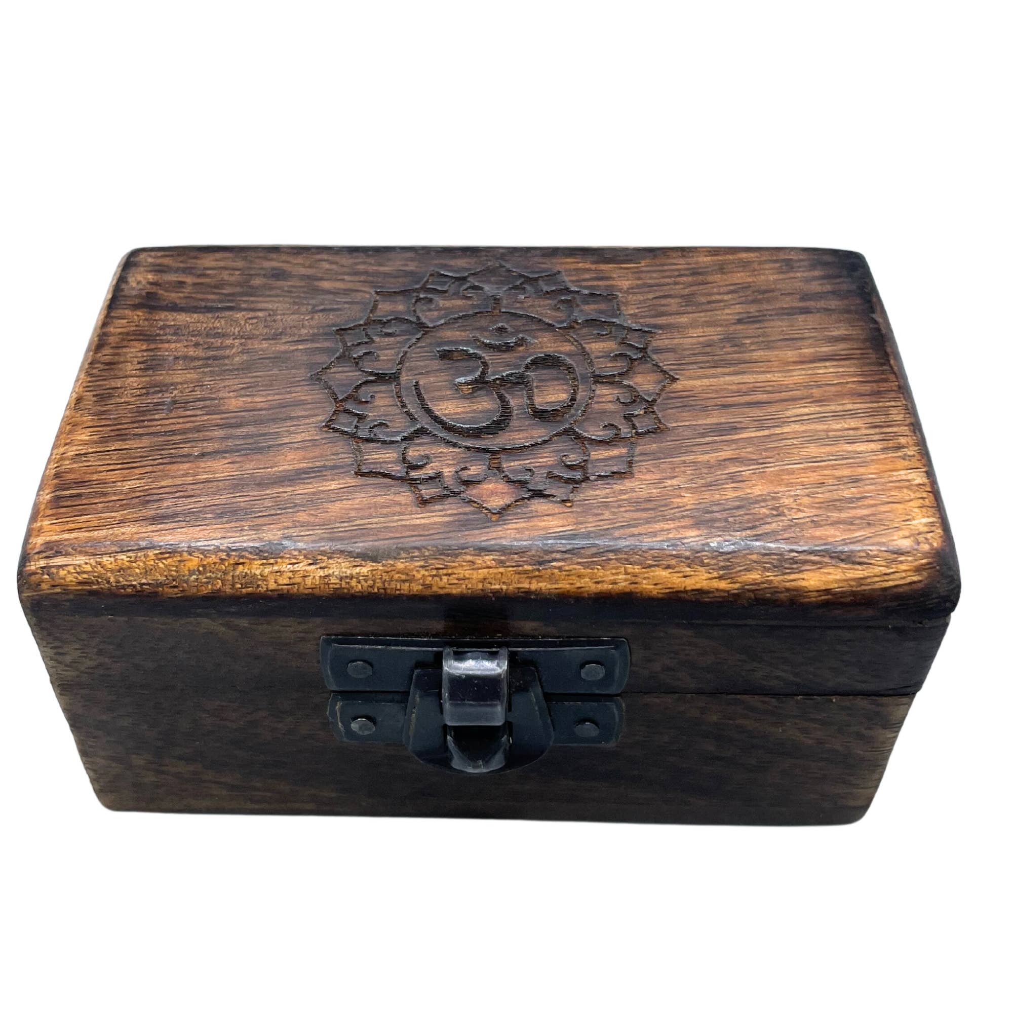 Ancient Wisdom - Wholesale Decorative Box - 10x Wooden Pill Box 9x5x4cm2
