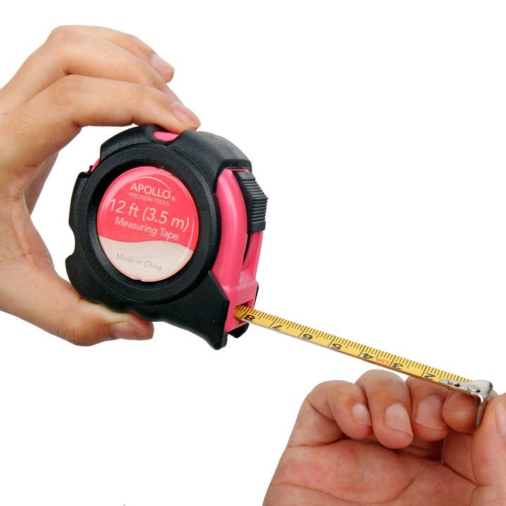 Apollo Tools - Wholesale Handy Tool - 39 Piece General Tool Set Pink8